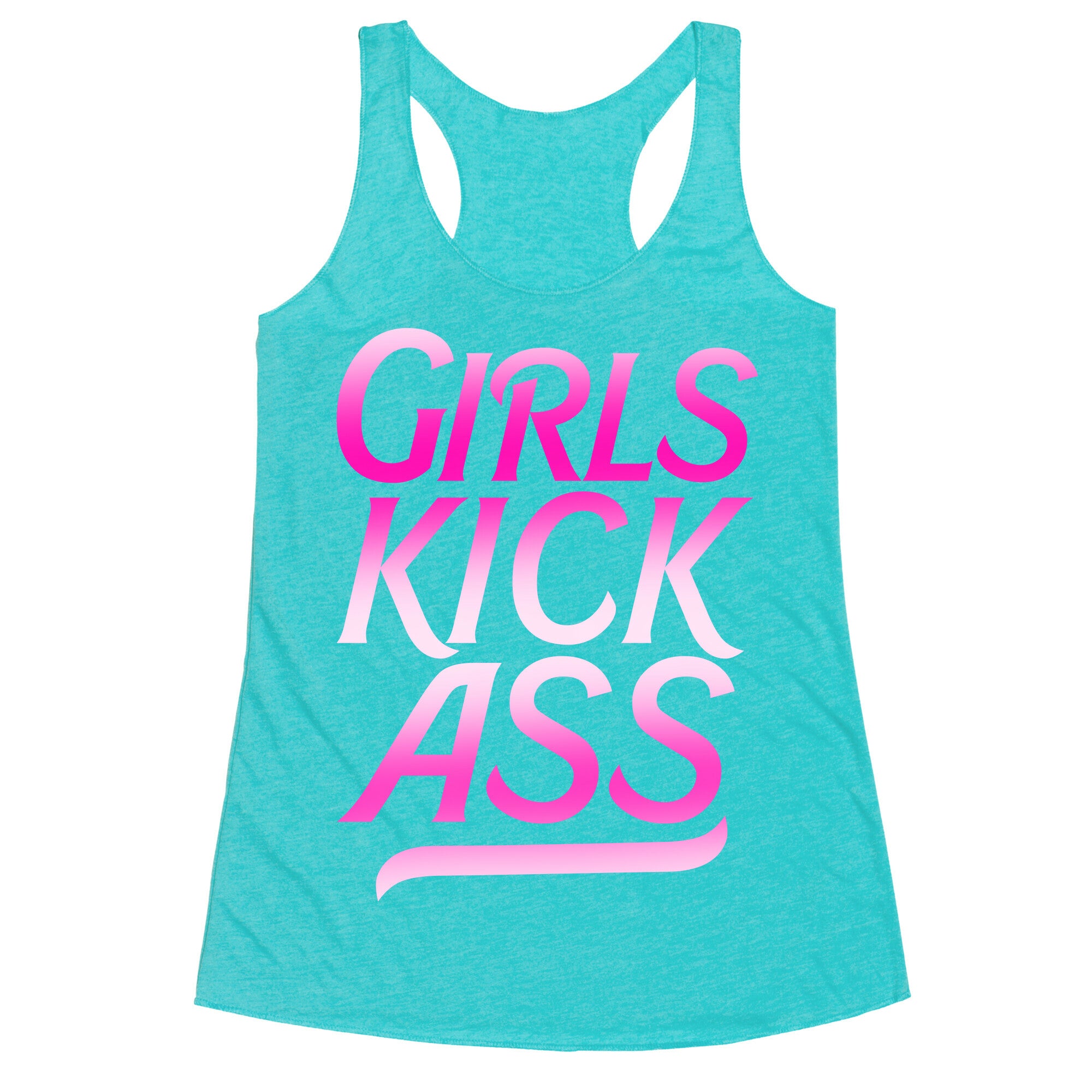 Girls Kick Ass Racerback Tank